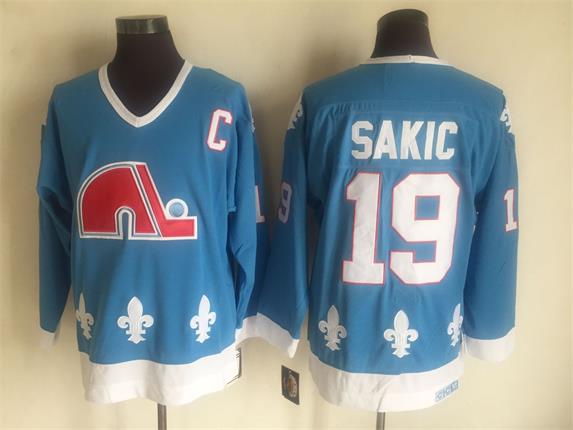 Nordiques 19 Joe Sakic Light Blue CCM Throwback Jersey,We sell and wholesale Nordiques 19 Joe Sakic Light Blue CCM Throwback Jersey on line form chian!